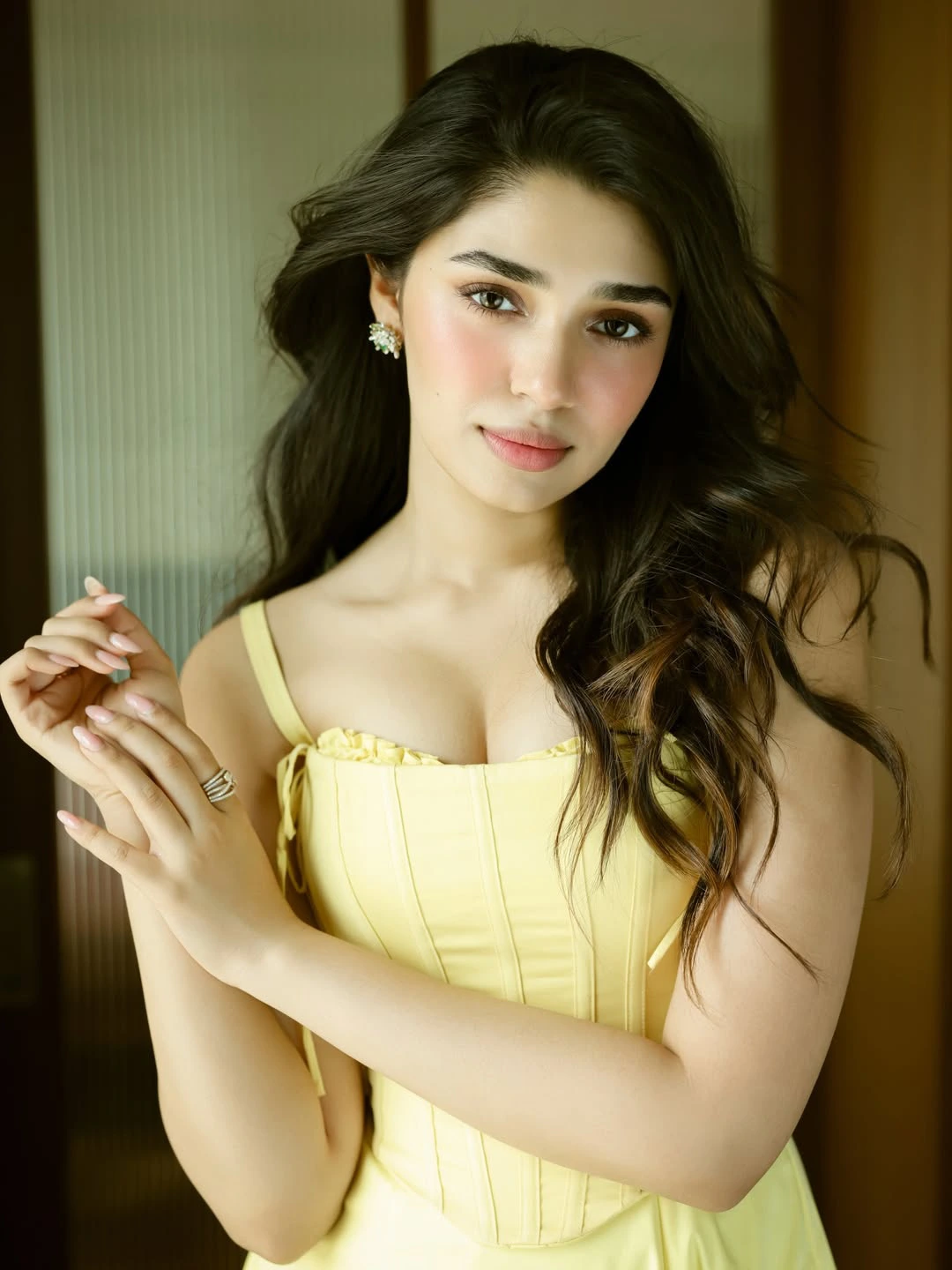 Krithi Shetty Stunning Looks in Modern Dress