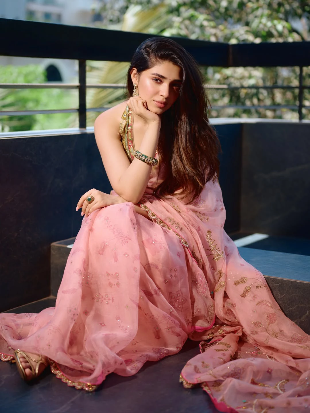 Krithi Shetty Stunning Looks in Saree