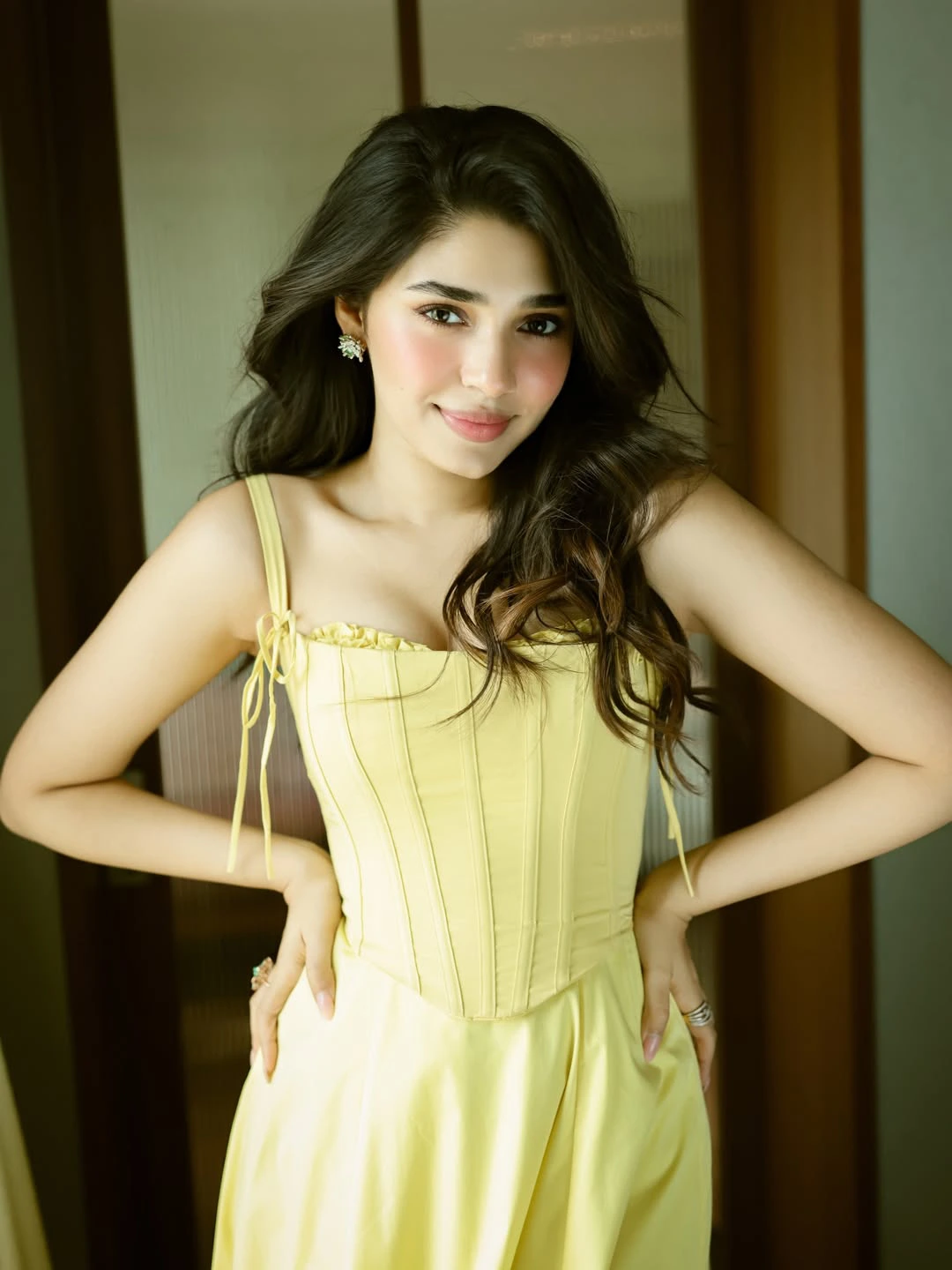 Krithi Shetty Stunning Looks in Modern Dress