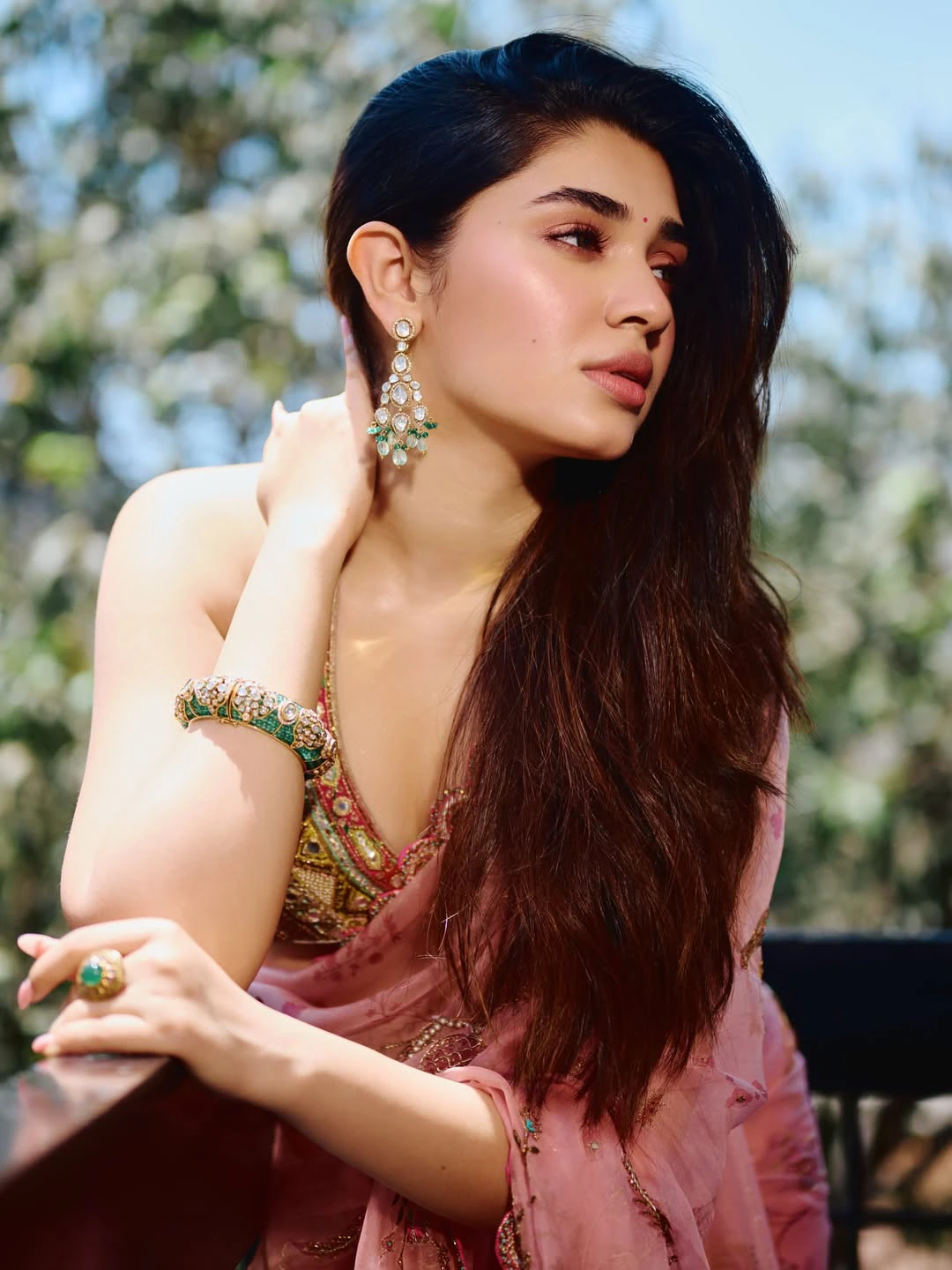 Krithi Shetty Stunning Looks in Saree