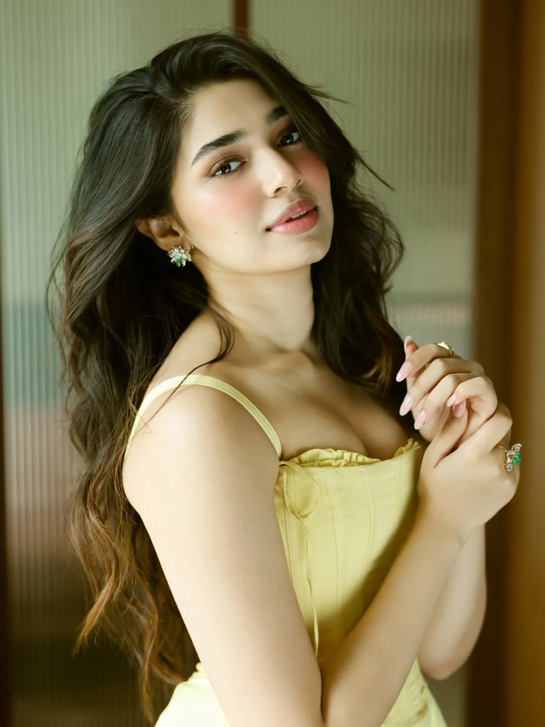 Krithi Shetty Stunning Looks in Modern Dress