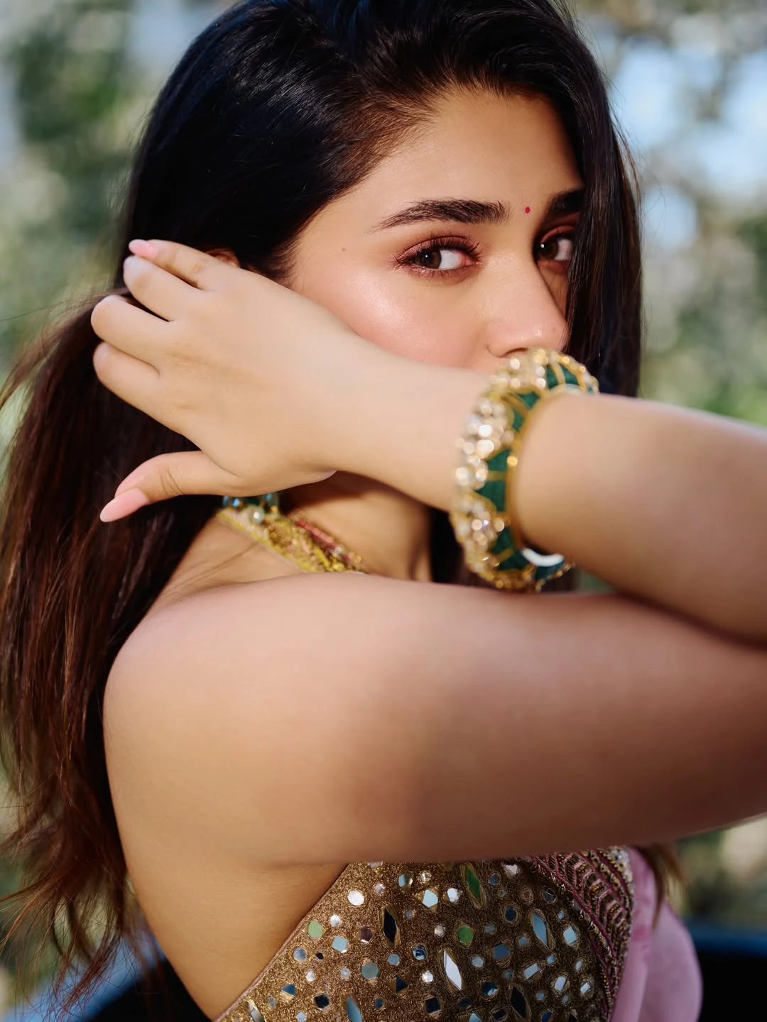 Krithi Shetty Stunning Looks in Saree