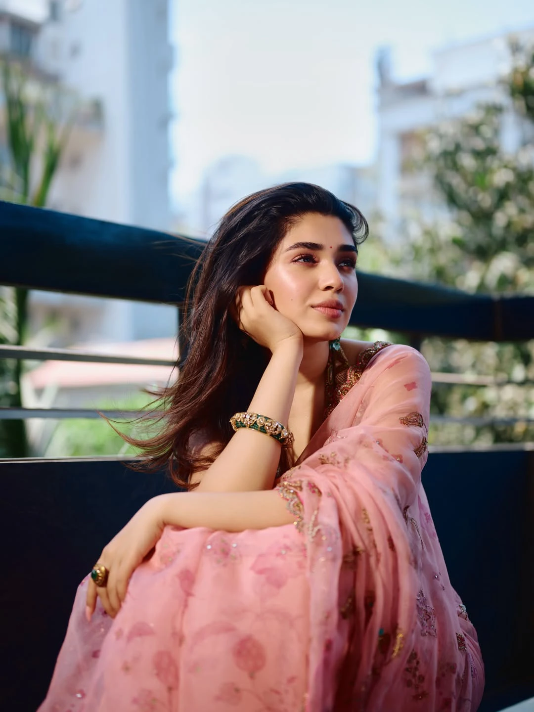 Krithi Shetty Stunning Looks in Saree