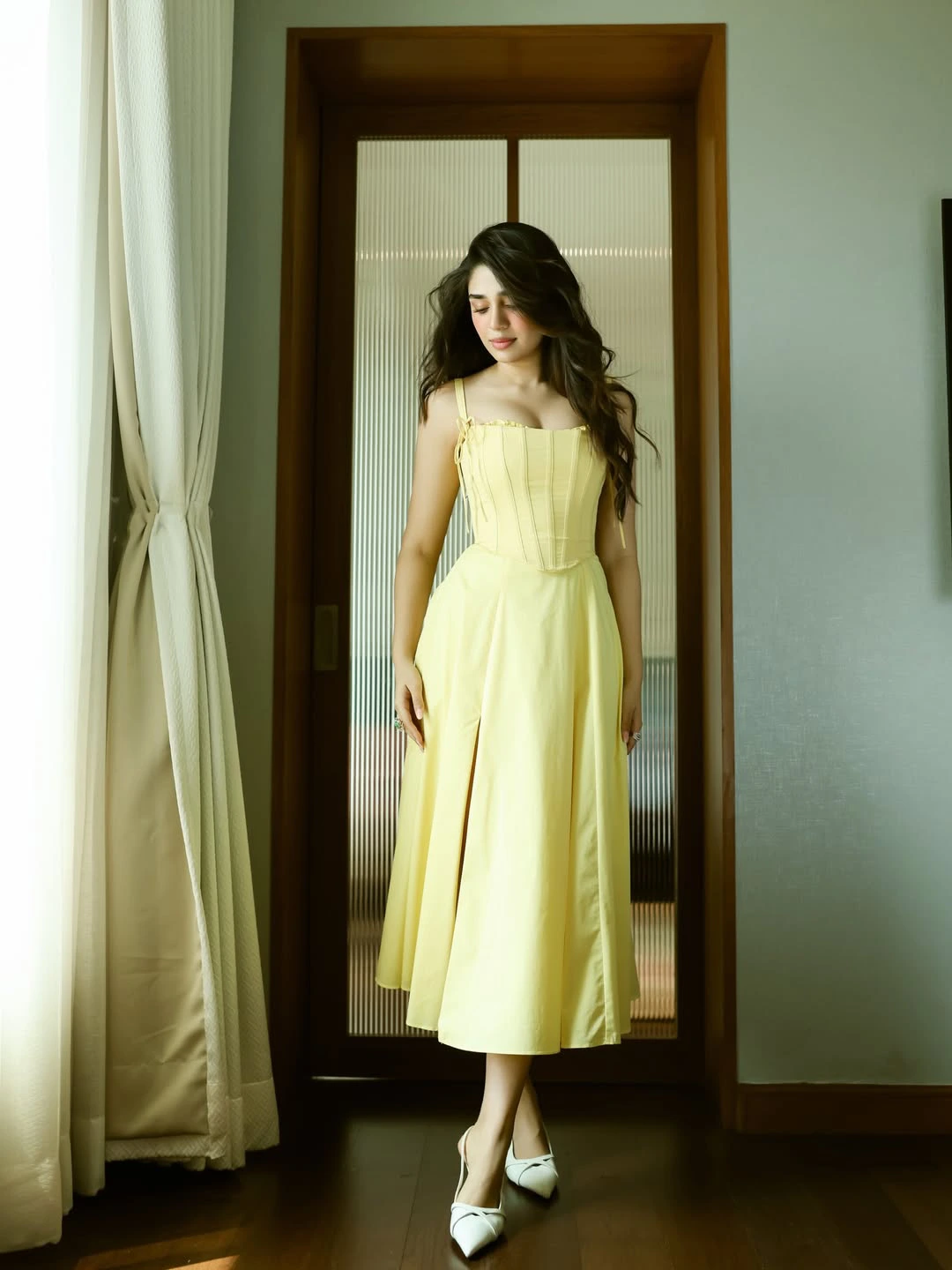 Krithi Shetty Stunning Looks in Modern Dress