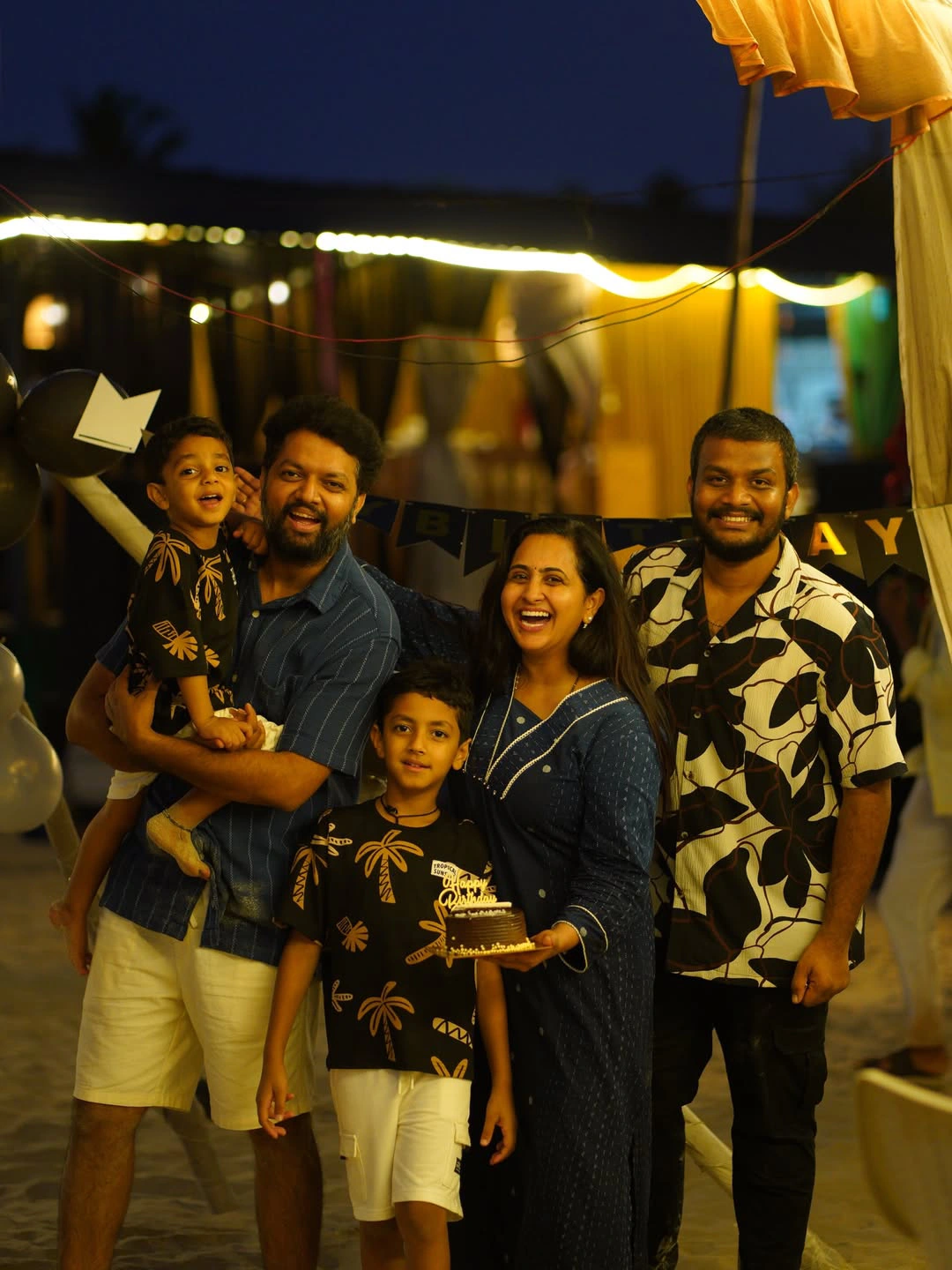 Lasya Manjunath Celebrated her Son Birthday in Goa