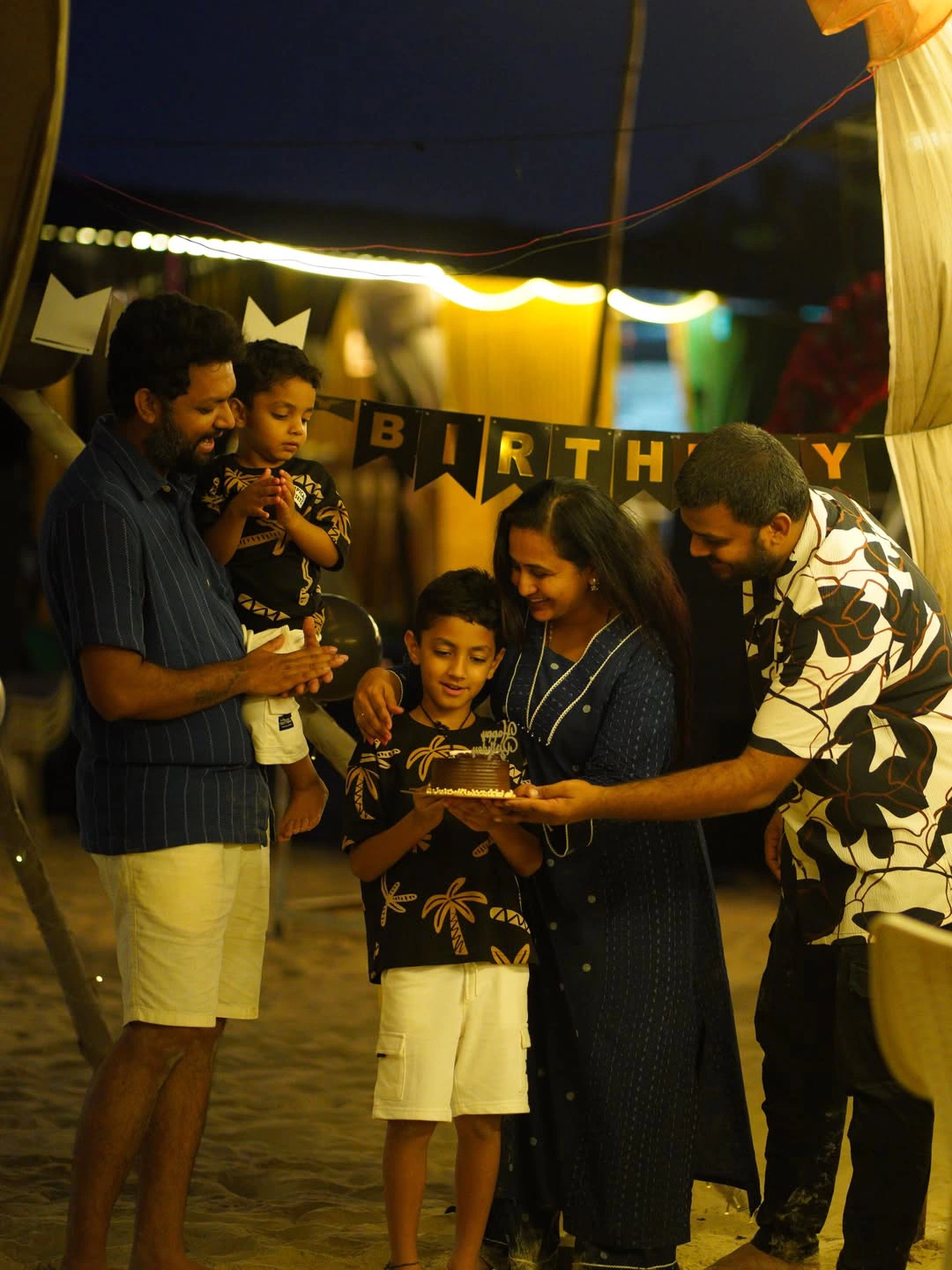 Lasya Manjunath Celebrated her Son Birthday in Goa