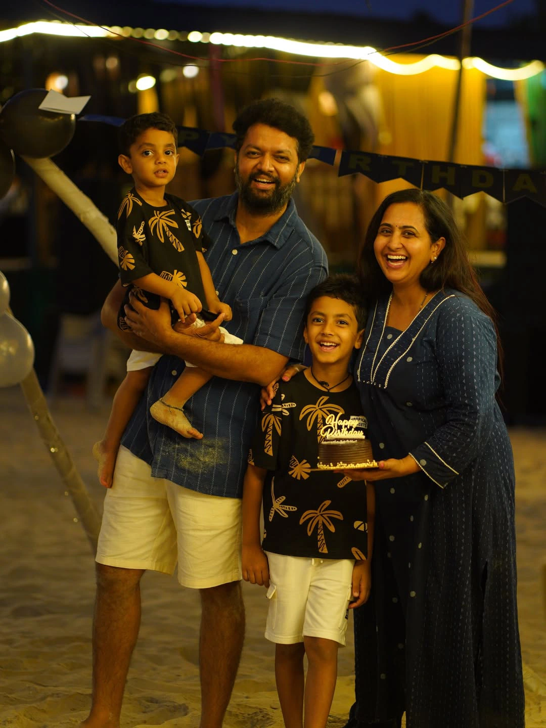 Lasya Manjunath Celebrated her Son Birthday in Goa