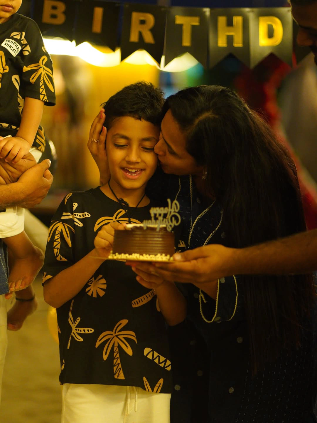 Lasya Manjunath Celebrated her Son Birthday in Goa