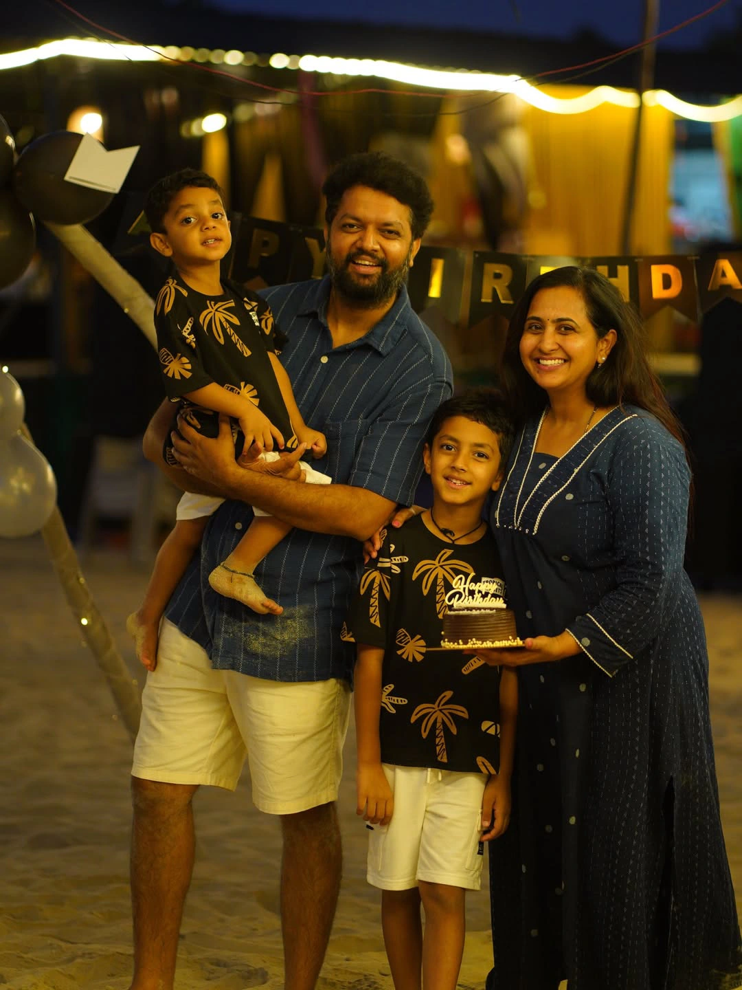 Lasya Manjunath Celebrated her Son Birthday in Goa