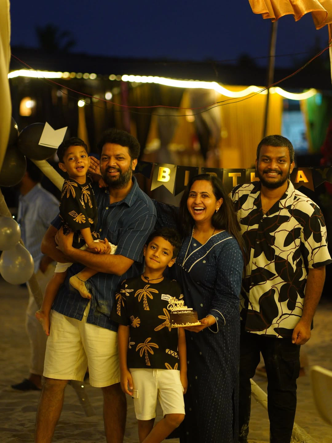 Lasya Manjunath Celebrated her Son Birthday in Goa