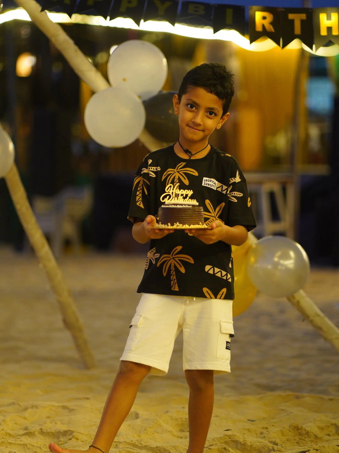 Lasya Manjunath Celebrated her Son Birthday in Goa