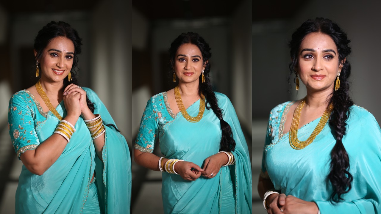 Laya : చీరకట్టులో లక్షణంగా లయ.. వదలా టీజర్ లాంచ్ ఈవెంట్లో ఫొటోలు..