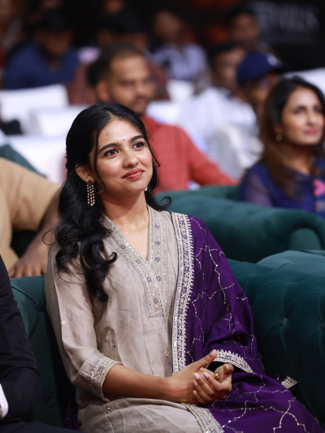 Mamitha Baiju Cute Looks From Kara Pre Release Event