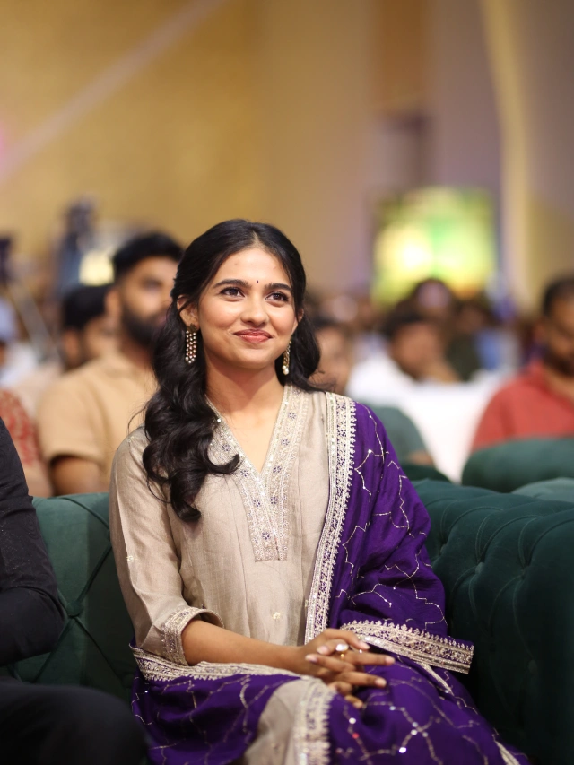 Mamitha Baiju Cute Looks From Kara Pre Release Event