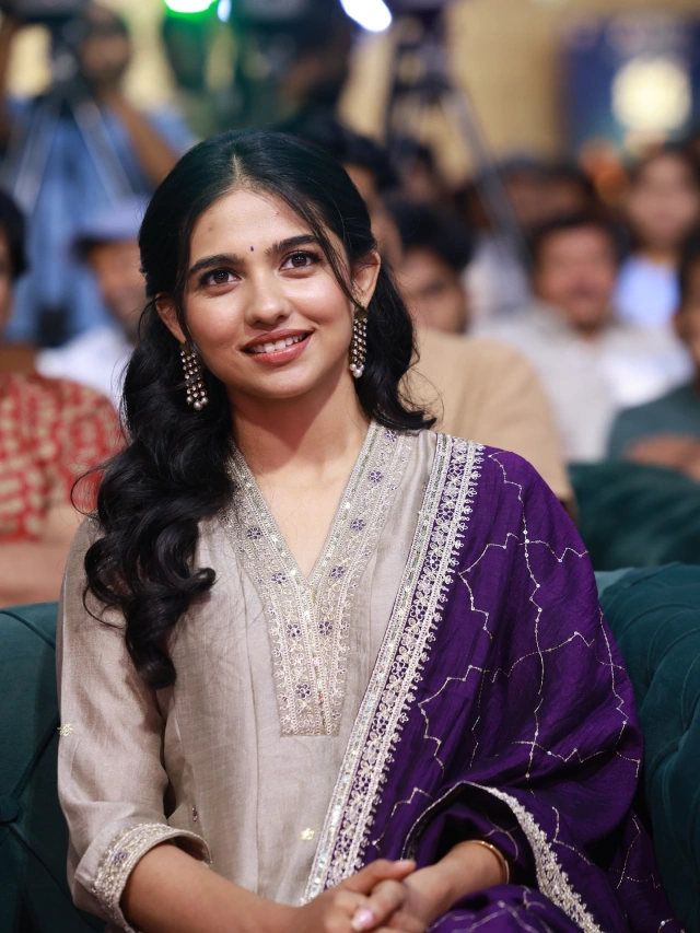 Mamitha Baiju Cute Looks From Kara Pre Release Event