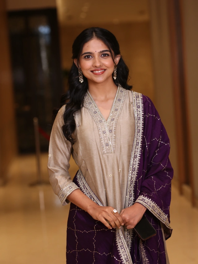 Mamitha Baiju Cute Looks From Kara Pre Release Event