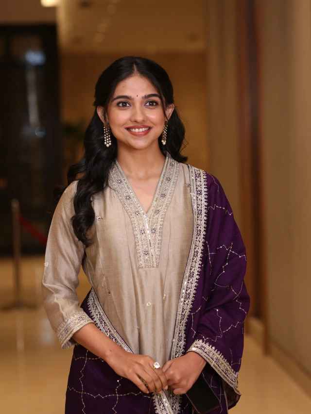 Mamitha Baiju Cute Looks From Kara Pre Release Event