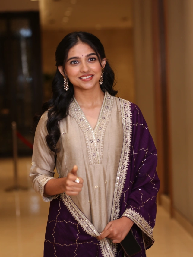 Mamitha Baiju Cute Looks From Kara Pre Release Event