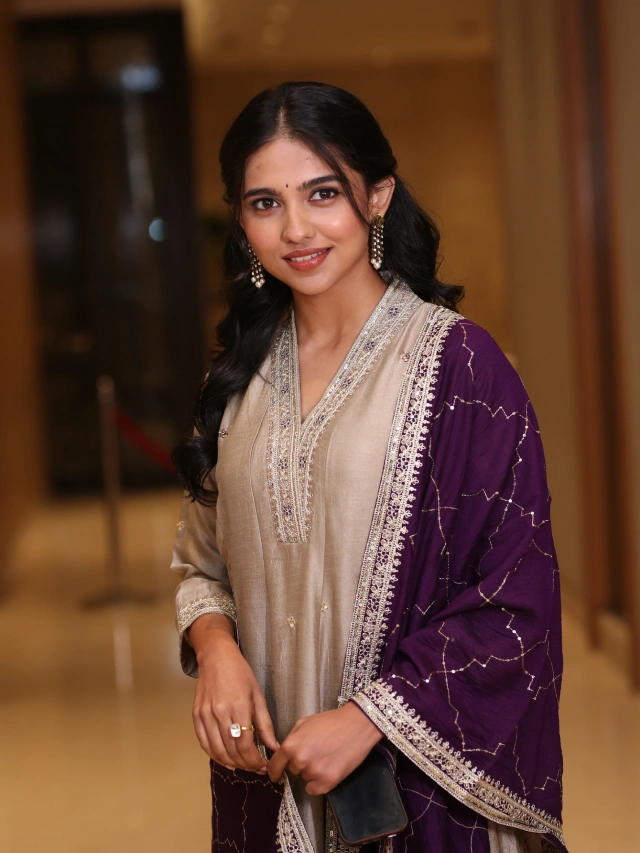 Mamitha Baiju Cute Looks From Kara Pre Release Event