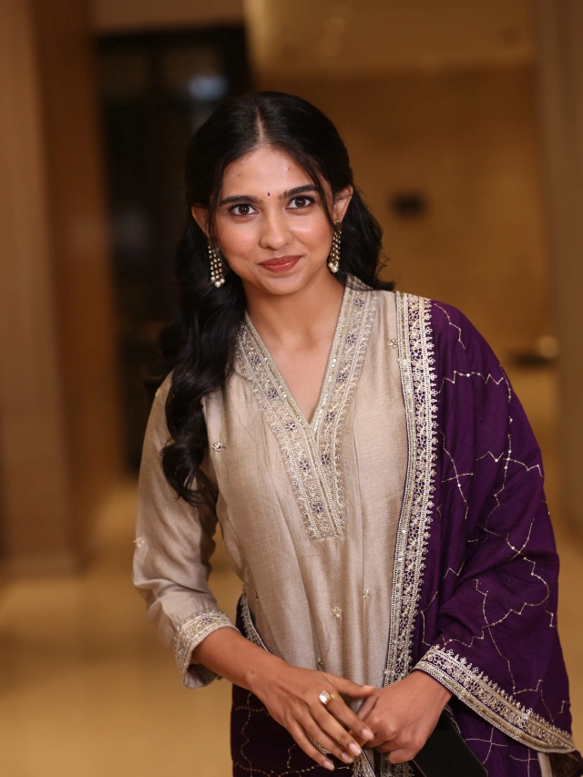 Mamitha Baiju Cute Looks From Kara Pre Release Event