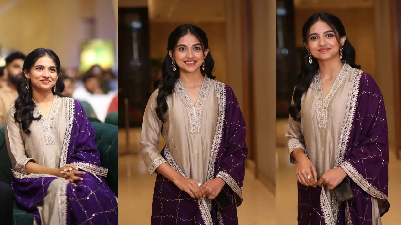 Mamitha Baiju Cute Looks From Kara Pre Release Event