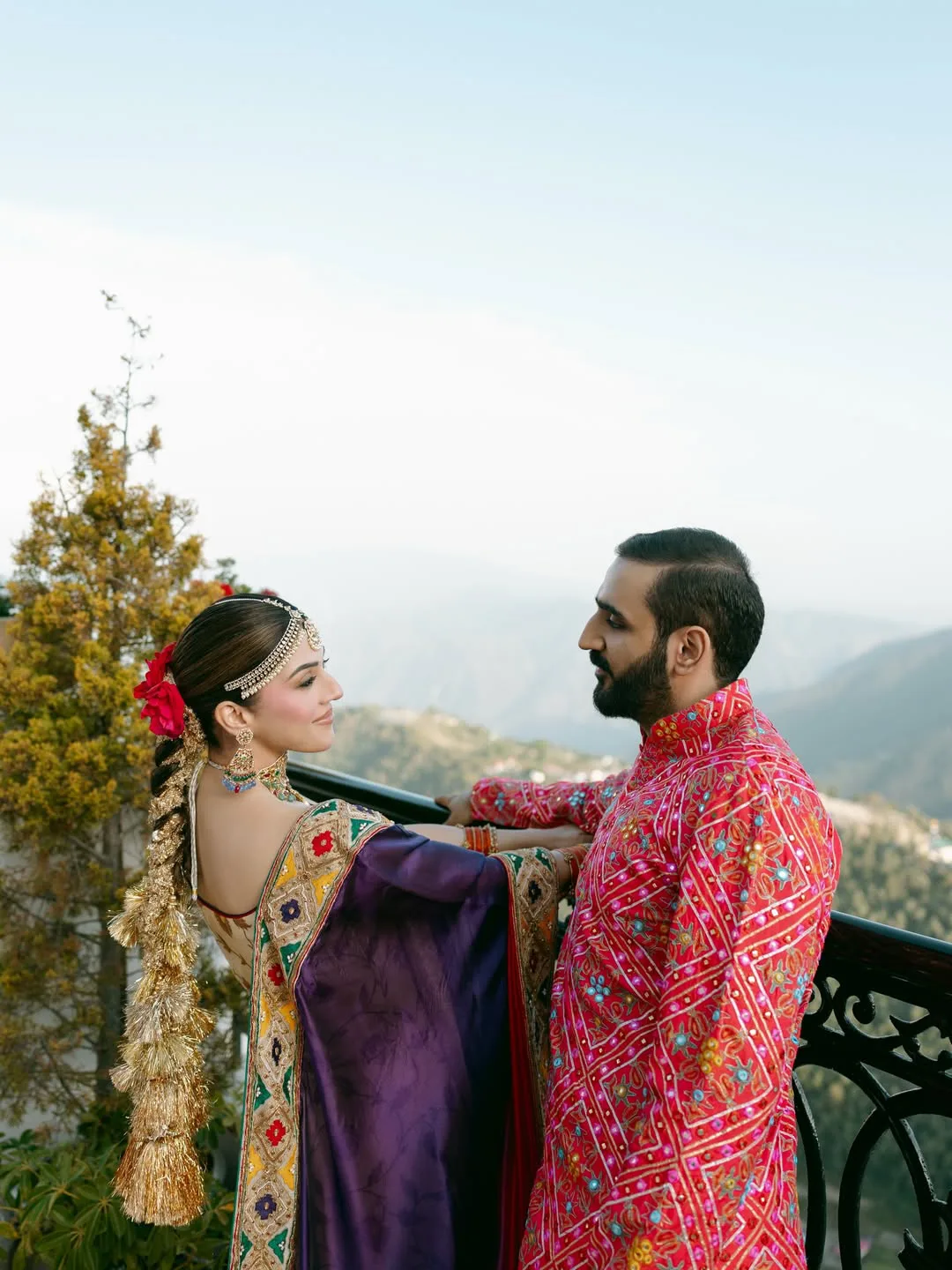 Mehreen Pirzada emotional comments saying she wore her mother wedding lehenga as her haldi garaara