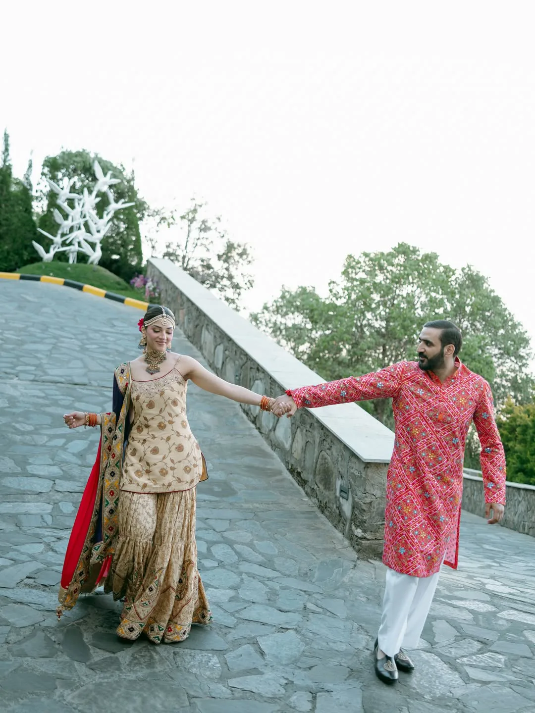 Mehreen Pirzada emotional comments saying she wore her mother wedding lehenga as her haldi garaara