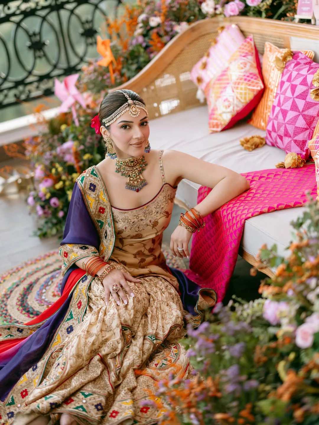 Mehreen Pirzada emotional comments saying she wore her mother wedding lehenga as her haldi garaara