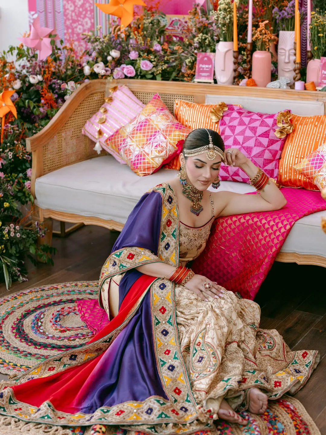 Mehreen Pirzada emotional comments saying she wore her mother wedding lehenga as her haldi garaara