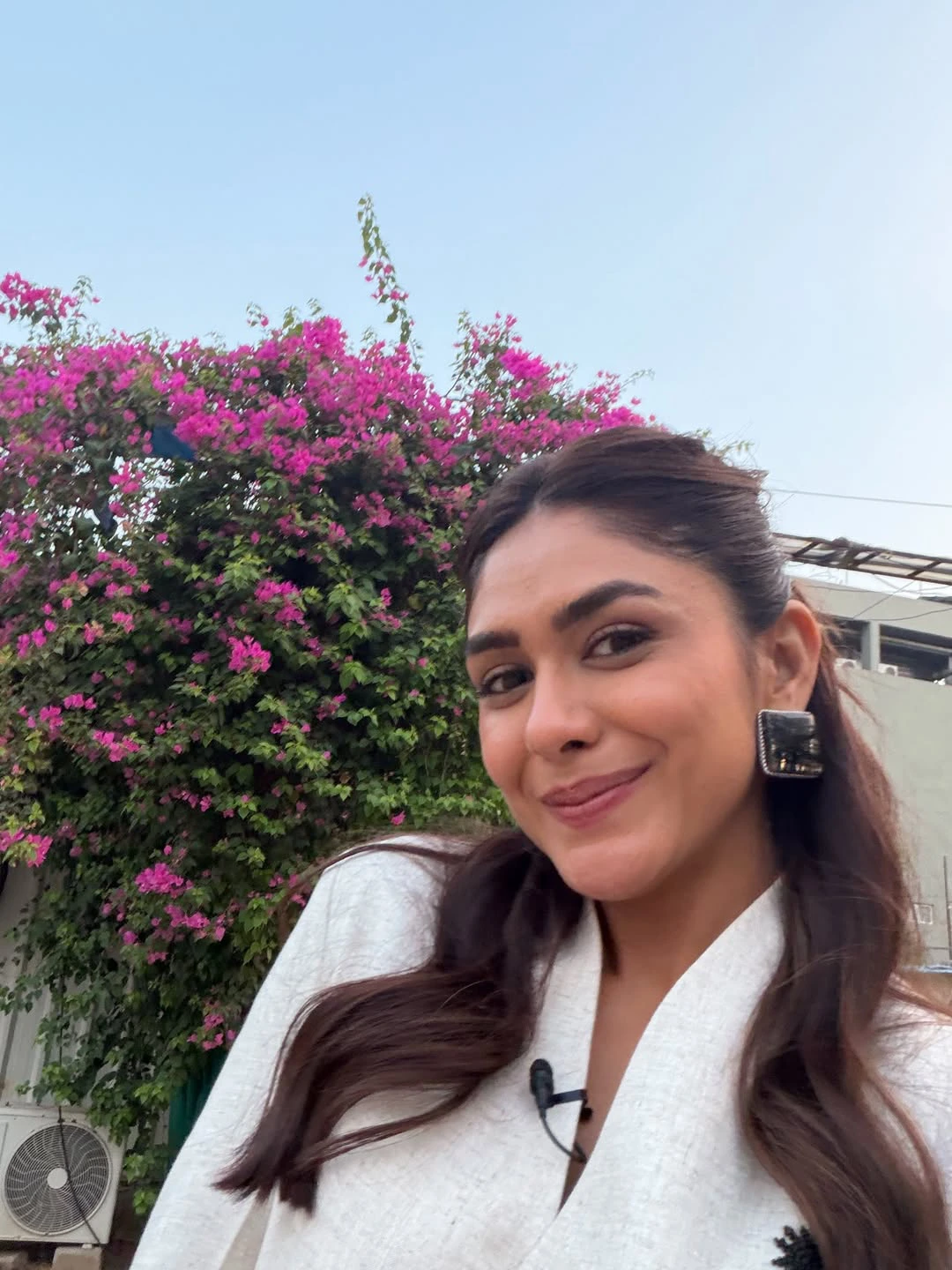 Mrunal Thakur Cute Photos with Flowers