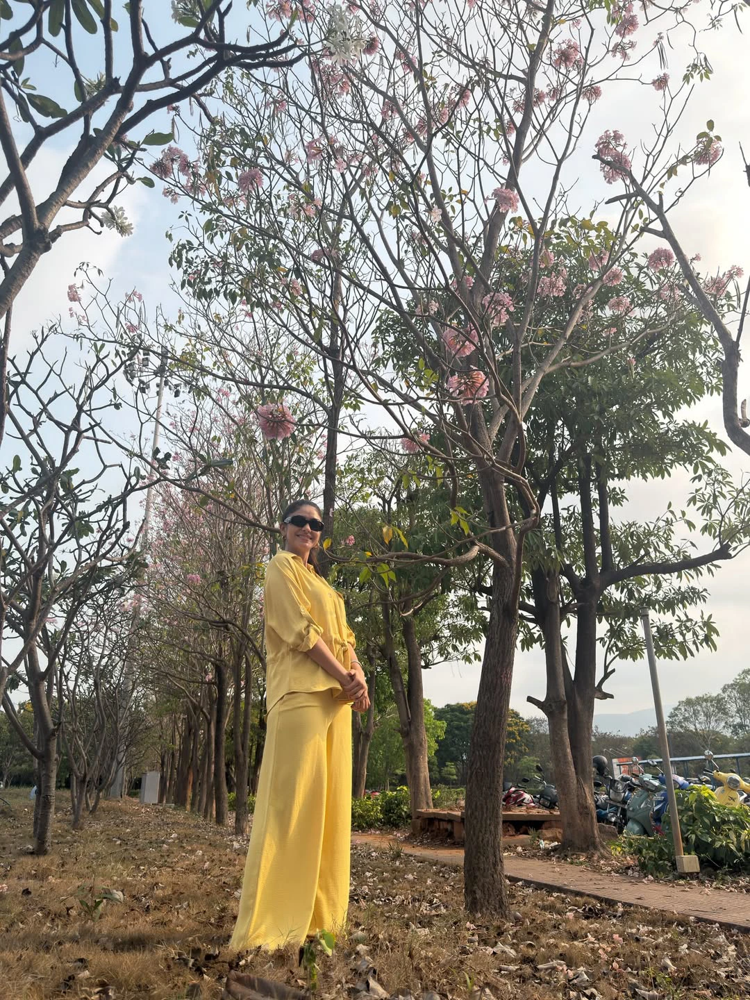 Mrunal Thakur Cute Photos with Flowers