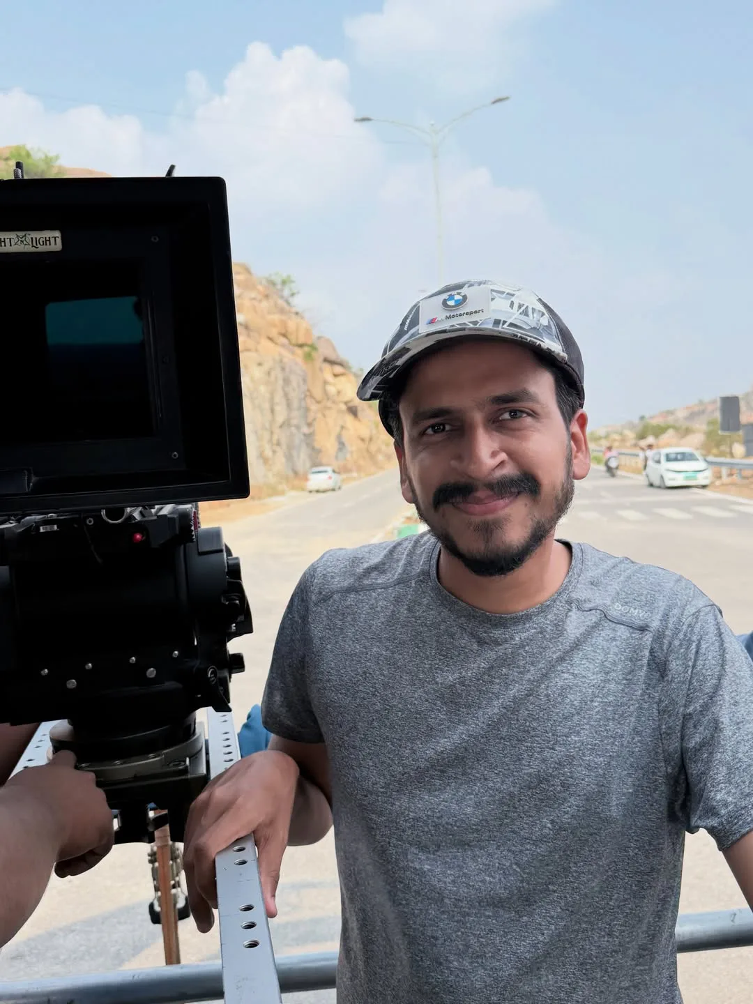 Mrunal Thakur shares working stills from Dacoit movie