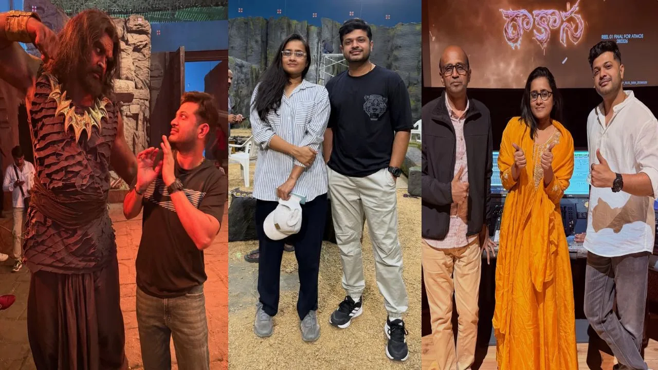 Music Director Anudeep share special Photos from Rakasa movie sets