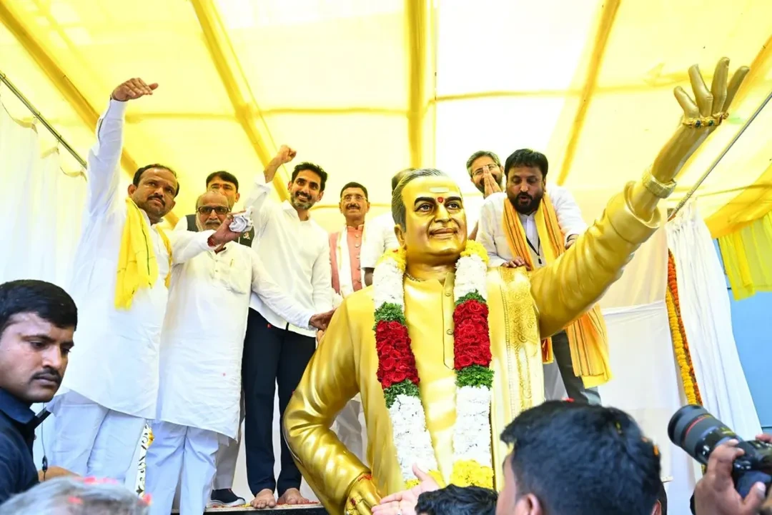 Nara Lokesh Inaugurated NTR Statue in Karnataka