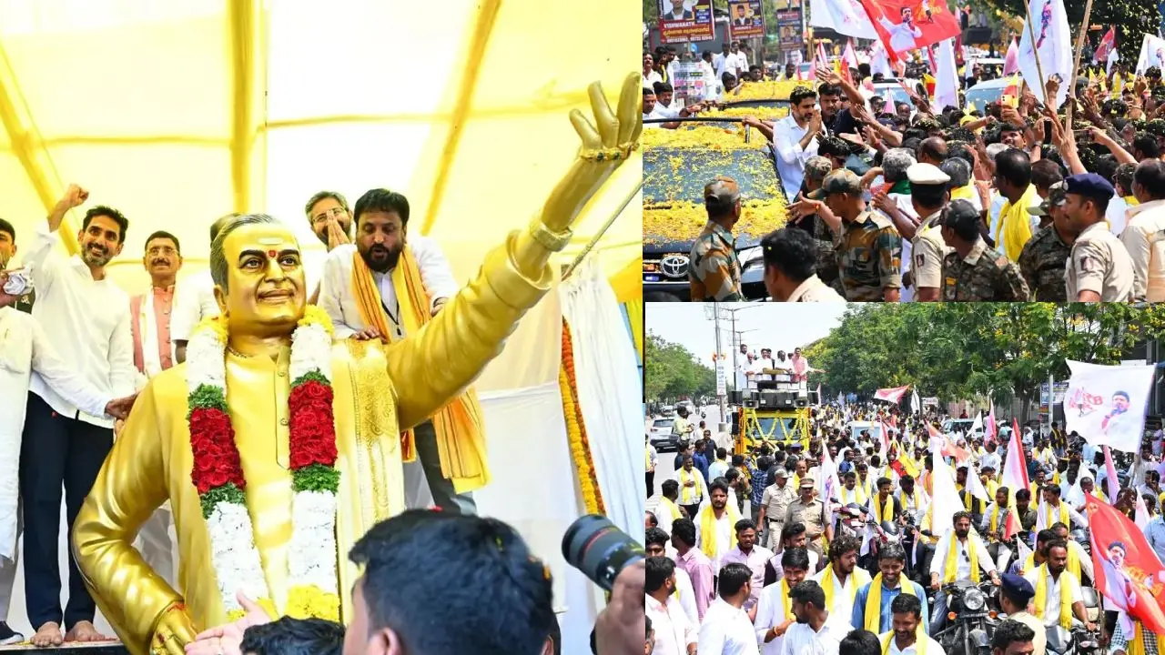 Nara Lokesh Inaugurated NTR Statue in Karnataka
