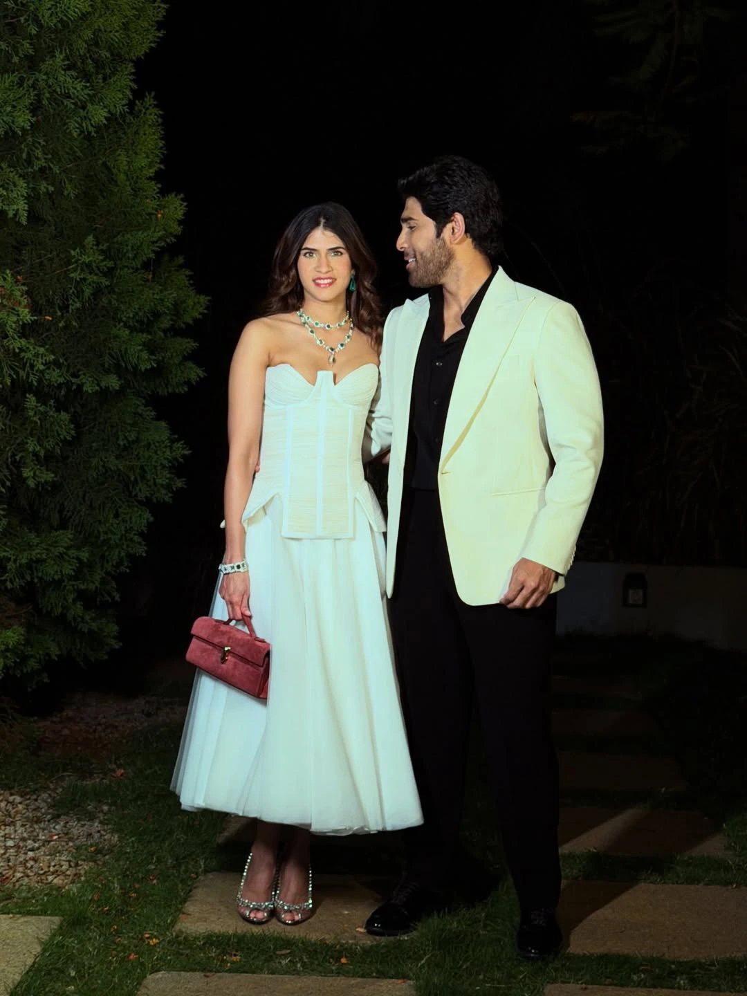 Allu Sirish Enjoying in Party with Wife Nayanika Reddy