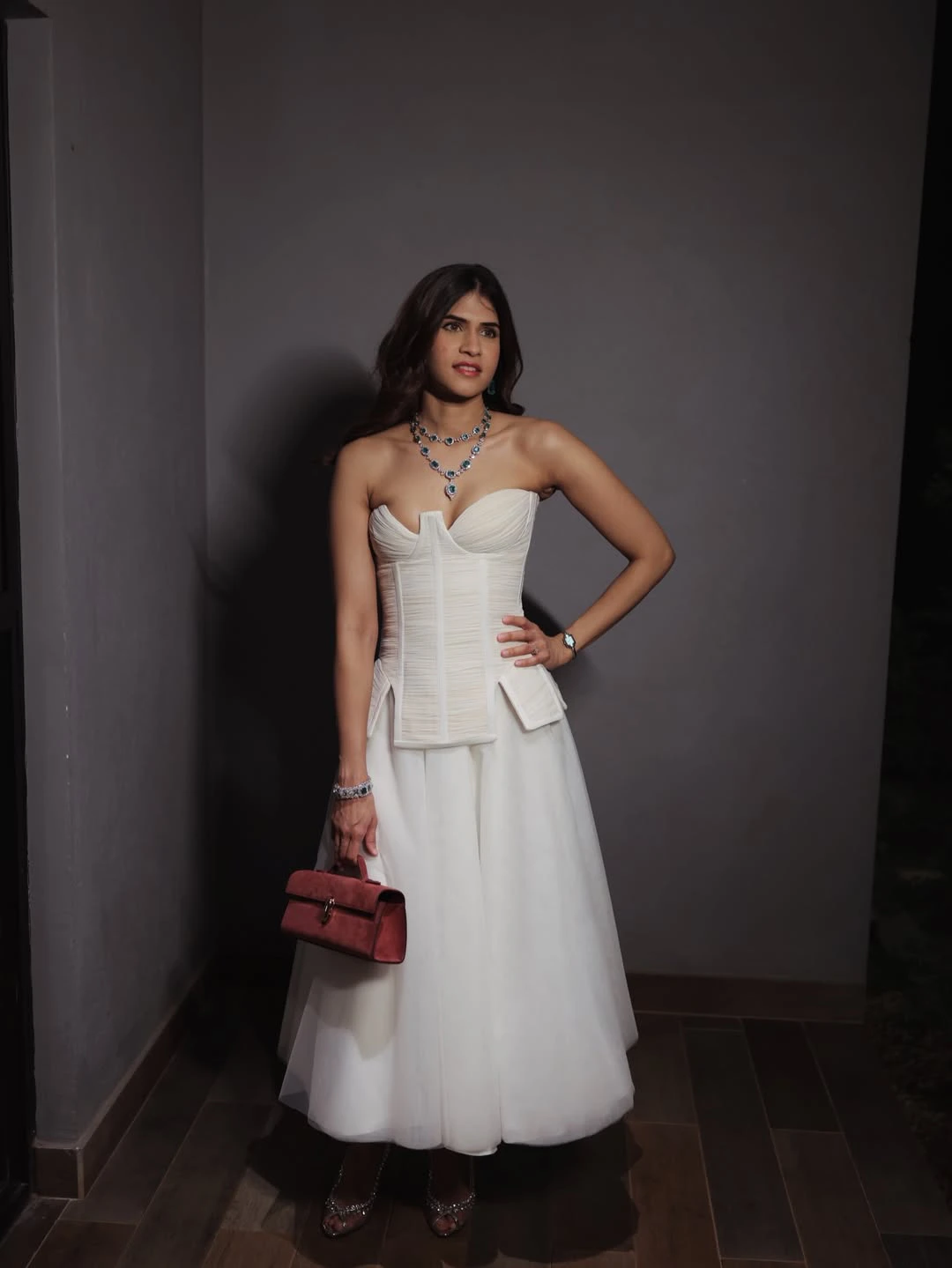 Nayanika Reddy Stunning Looks in White Dress