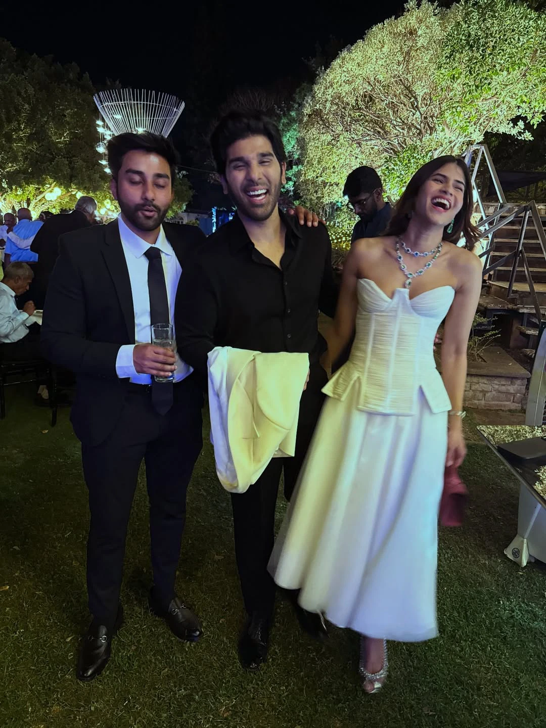 Allu Sirish Enjoying in Party with Wife Nayanika Reddy