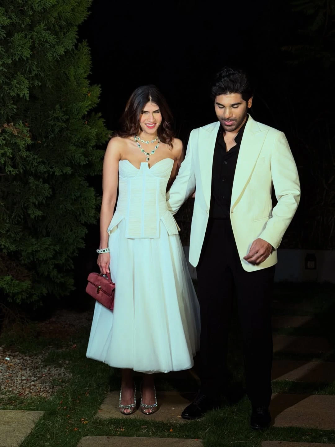 Allu Sirish Enjoying in Party with Wife Nayanika Reddy