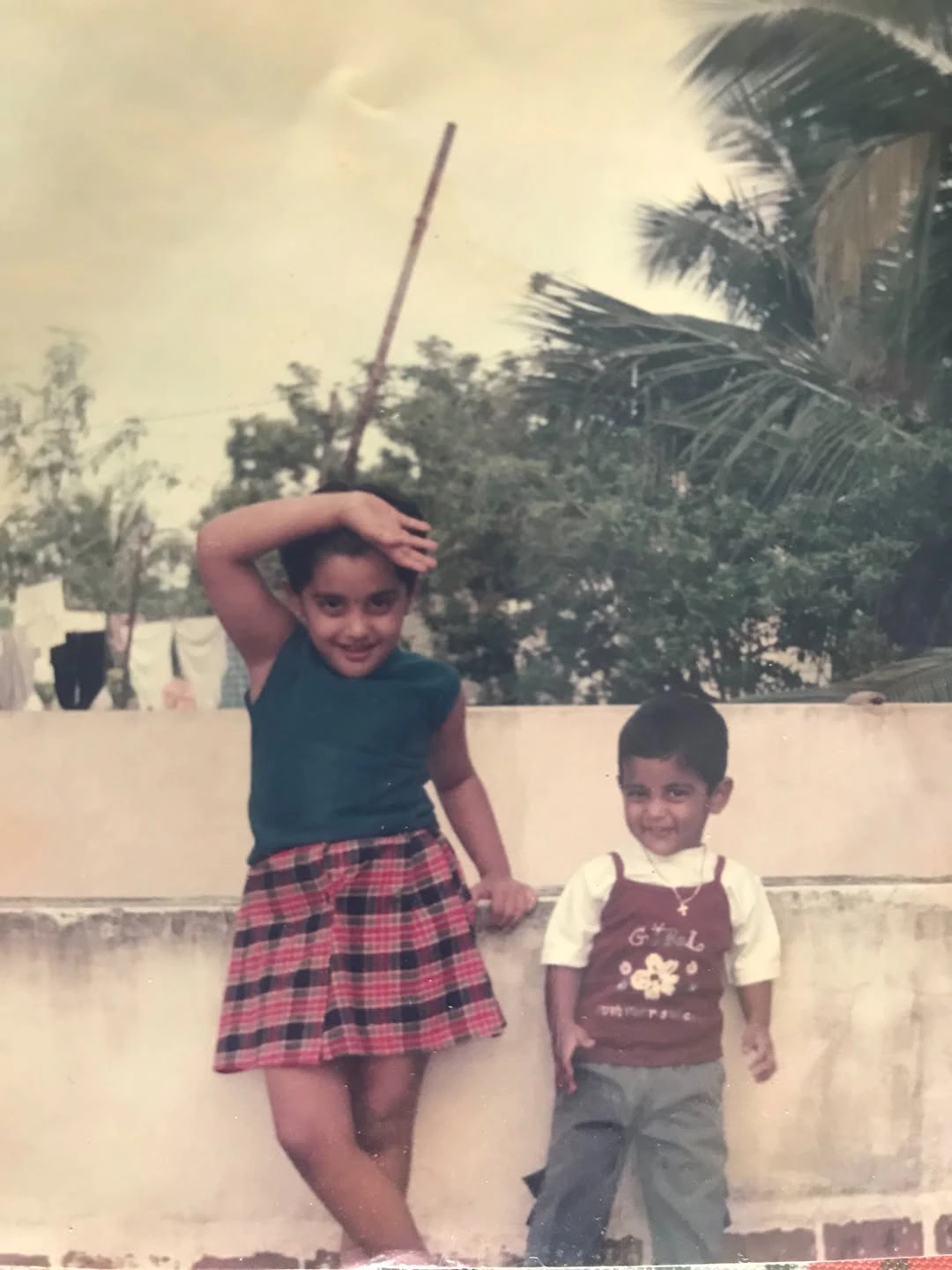 Nikhil Thomas Shares Cute Photos with Nivetha Thomas on Siblings Day