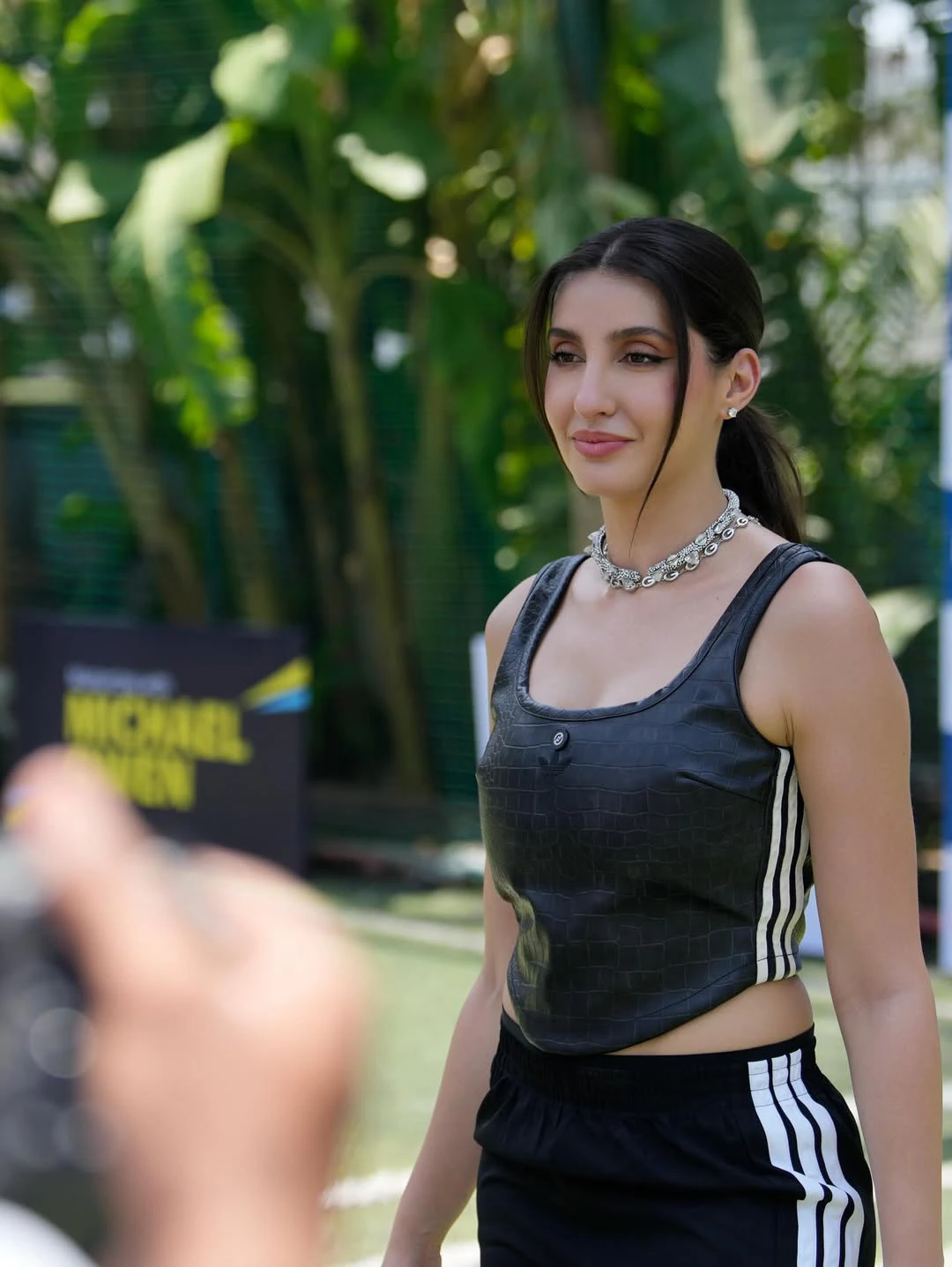 Nora Fatehi Playing Football