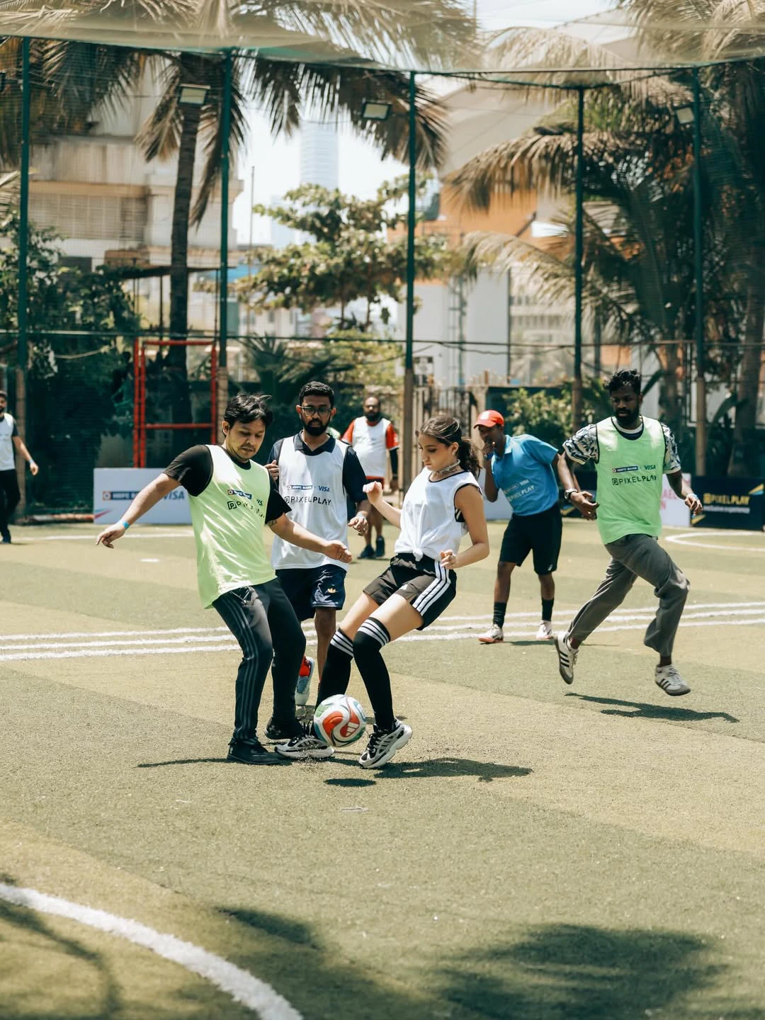 Nora Fatehi Playing Football