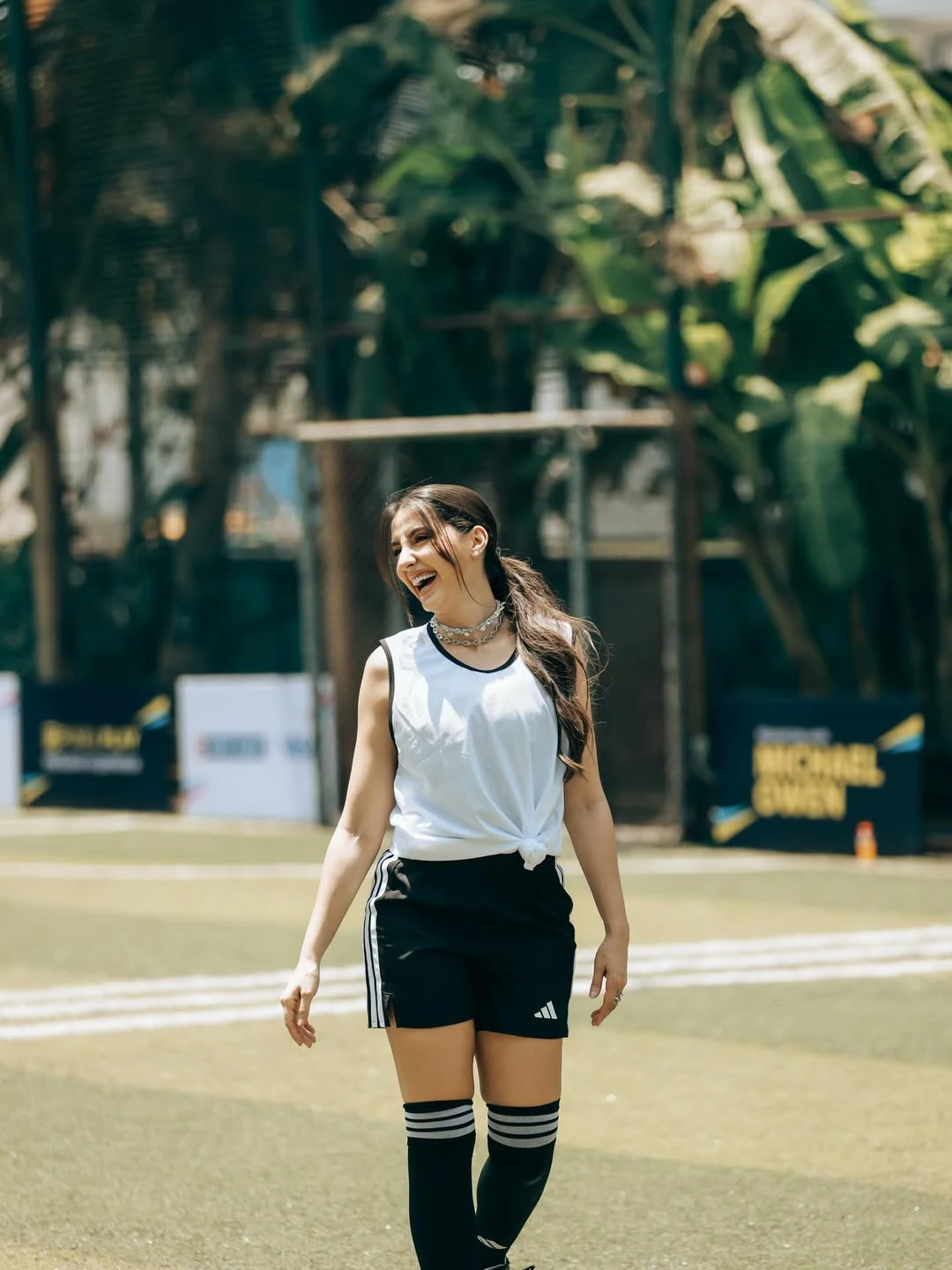Nora Fatehi Playing Football