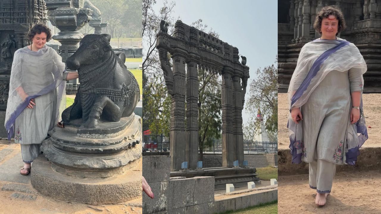 Anna Lezhneva: వెయ్యి స్తంభాల గుడిలో పవన్ కళ్యాణ్ భార్య అన్నా లెజినోవా.. సోషల్ మీడియాలో ఫొటోలు వైరల్