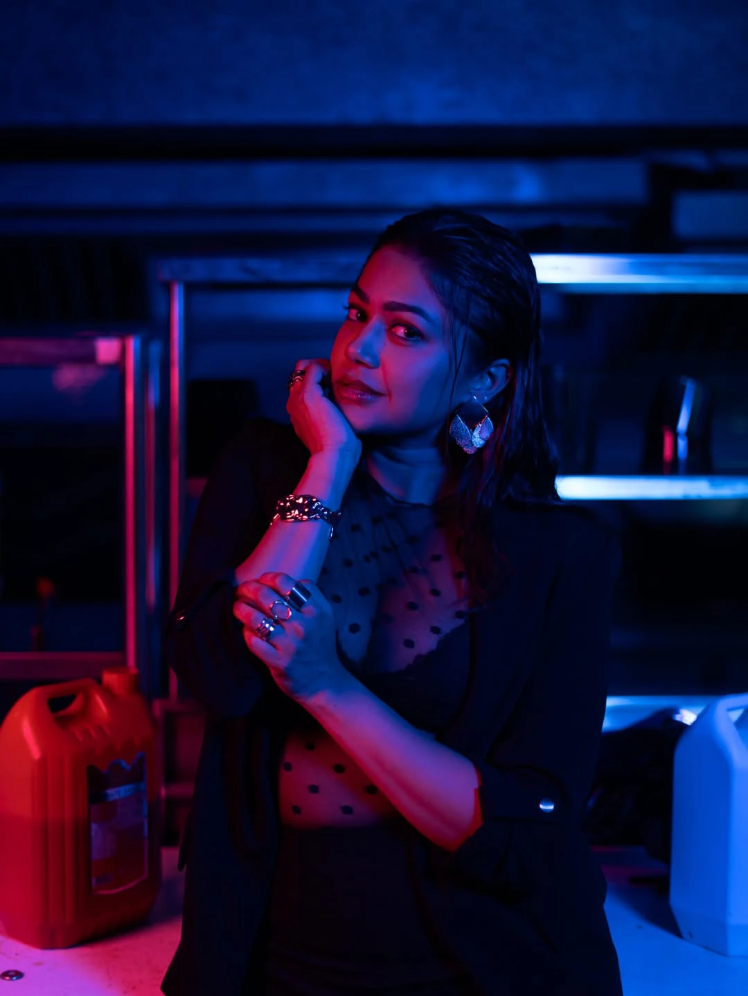 Payal Radhakrishna Dazzling Photos in Black Dress