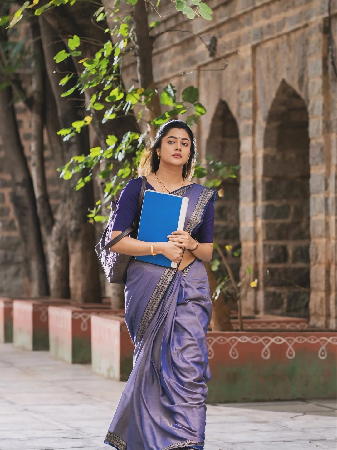 Payal Radhakrishna Shares Working Stills From Papam Prathap Movie