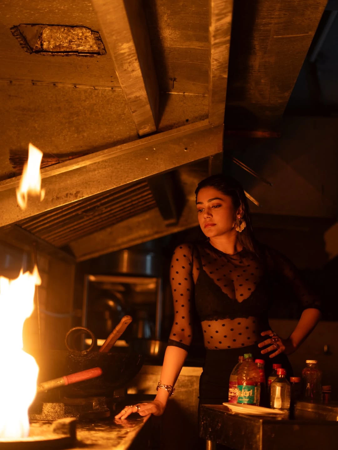 Payal Radhakrishna Dazzling Photos in Black Dress