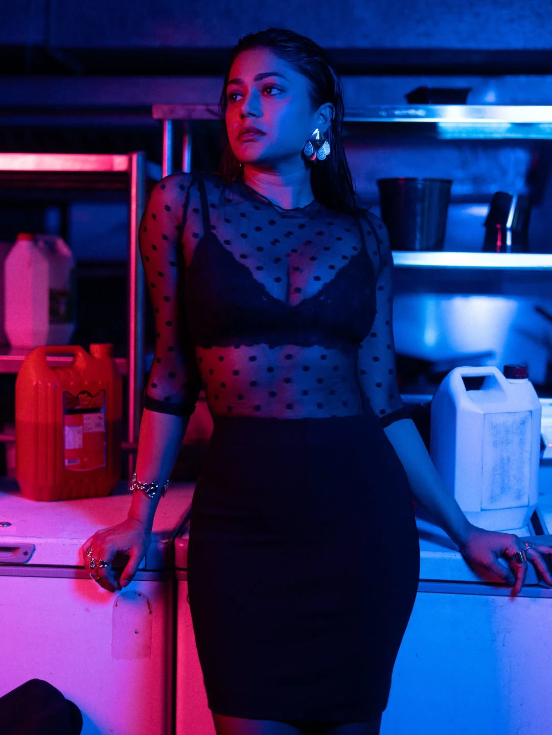 Payal Radhakrishna Dazzling Photos in Black Dress