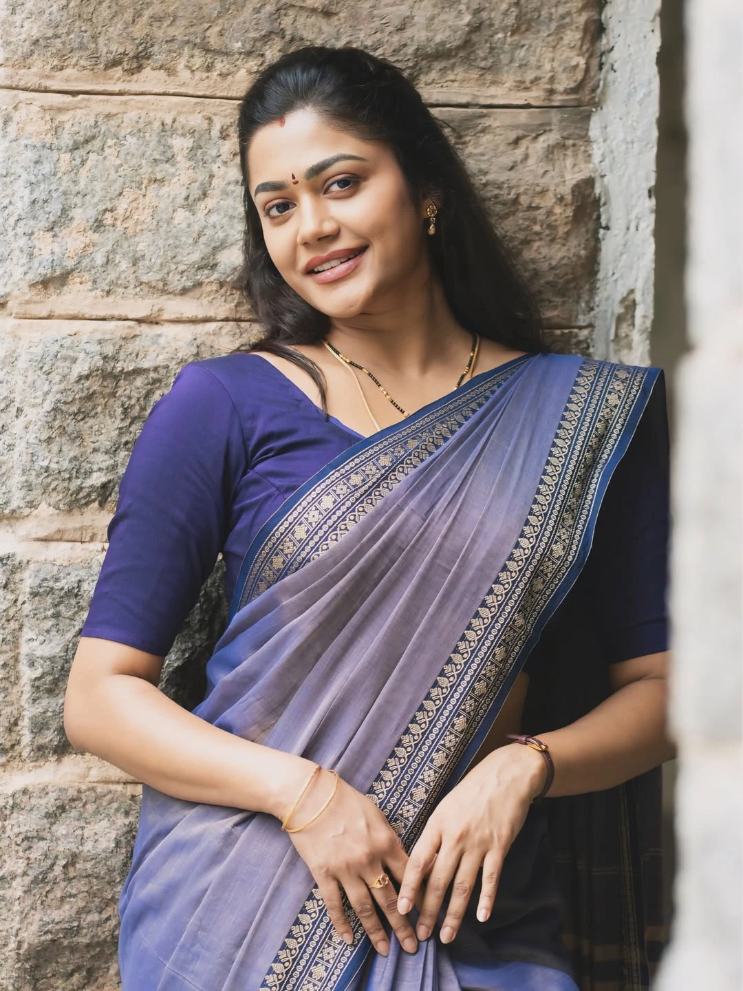 Payal Radhakrishna Shares Working Stills From Papam Prathap Movie