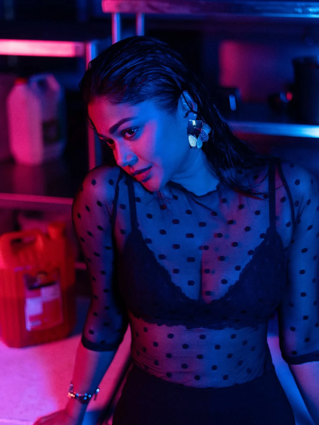 Payal Radhakrishna Dazzling Photos in Black Dress